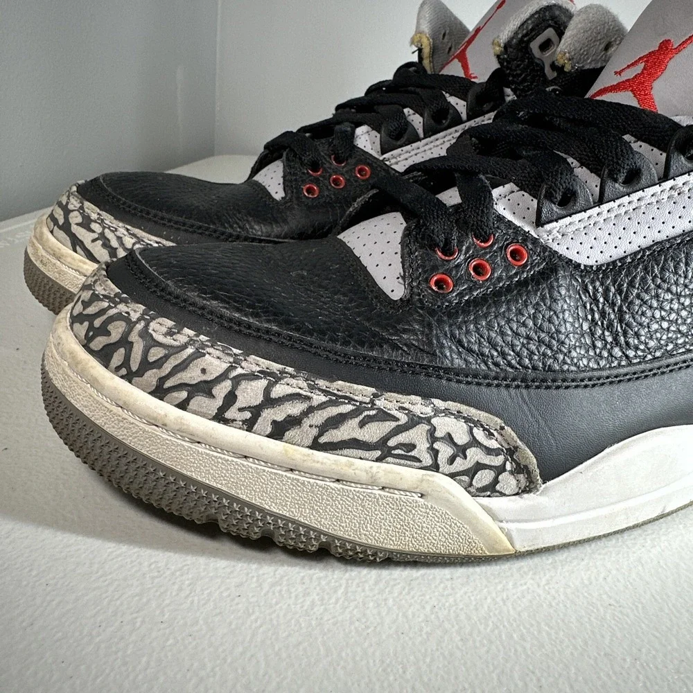 Size 9.5 - Jordan 3 Retro OG Mid Black Cement‎ ( 854262-001)